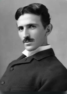 portret van nikola tesla